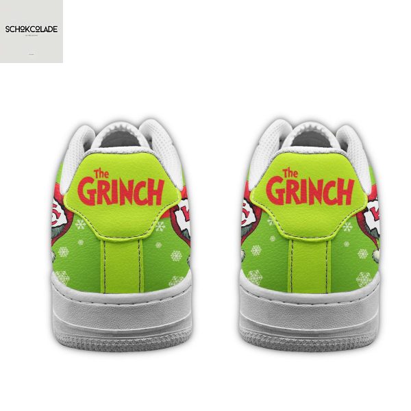 Kansas City Chiefs Merry Grinchmas Air Force 1 Shoes
