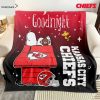 Jacksonville Jaguars Snoopy Goodnight Blanket Quilt