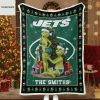 Philadelphia Eagles Funny Grinch Kiss Ass Christmas Blanket Quilt