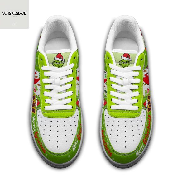 Washington Commanders Merry Grinchmas Air Force 1 Shoes