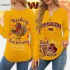 Tampa Bay Buccaneers Thanksgiving Turkey And Touchdowns Long Sleeve Shirt