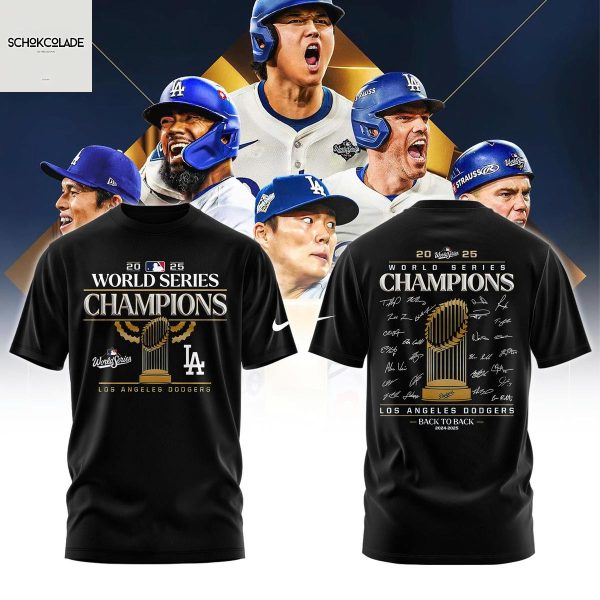 Los Angeles Dodgers 2025 World Series Champions Hoodie Shirt