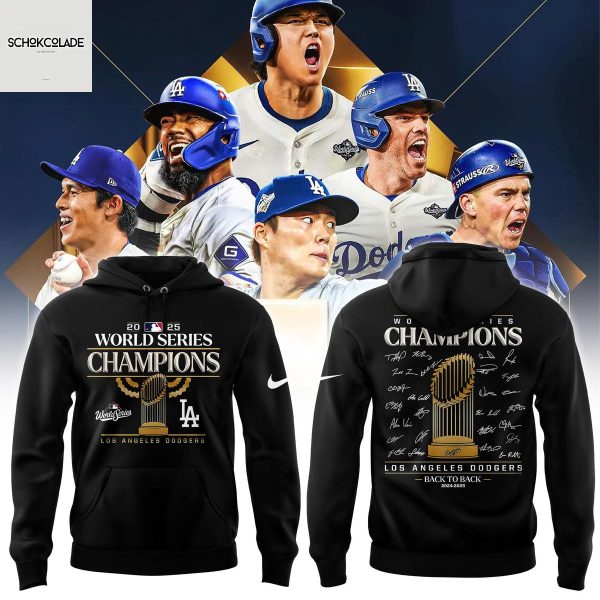 Los Angeles Dodgers 2025 World Series Champions Hoodie T-Shirt