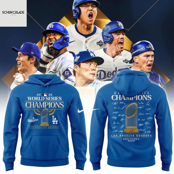 Los Angeles Dodgers 2025 World Series Champions Hoodie T Shirt