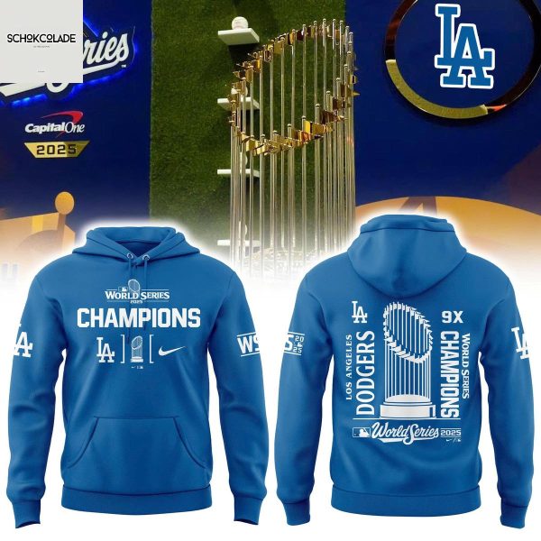 Los Angeles Dodgers 9x Champions World Series Hoodie T-Shirt