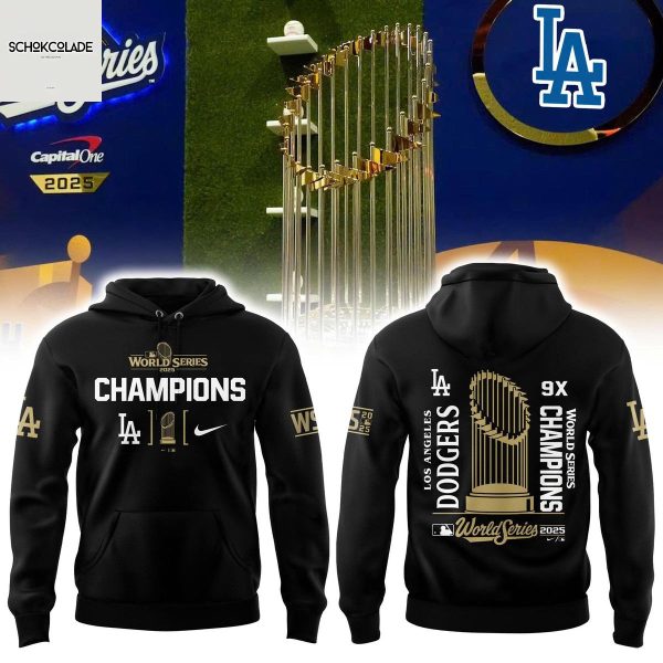 Los Angeles Dodgers 9x Champions World Series Hoodie T Shirt